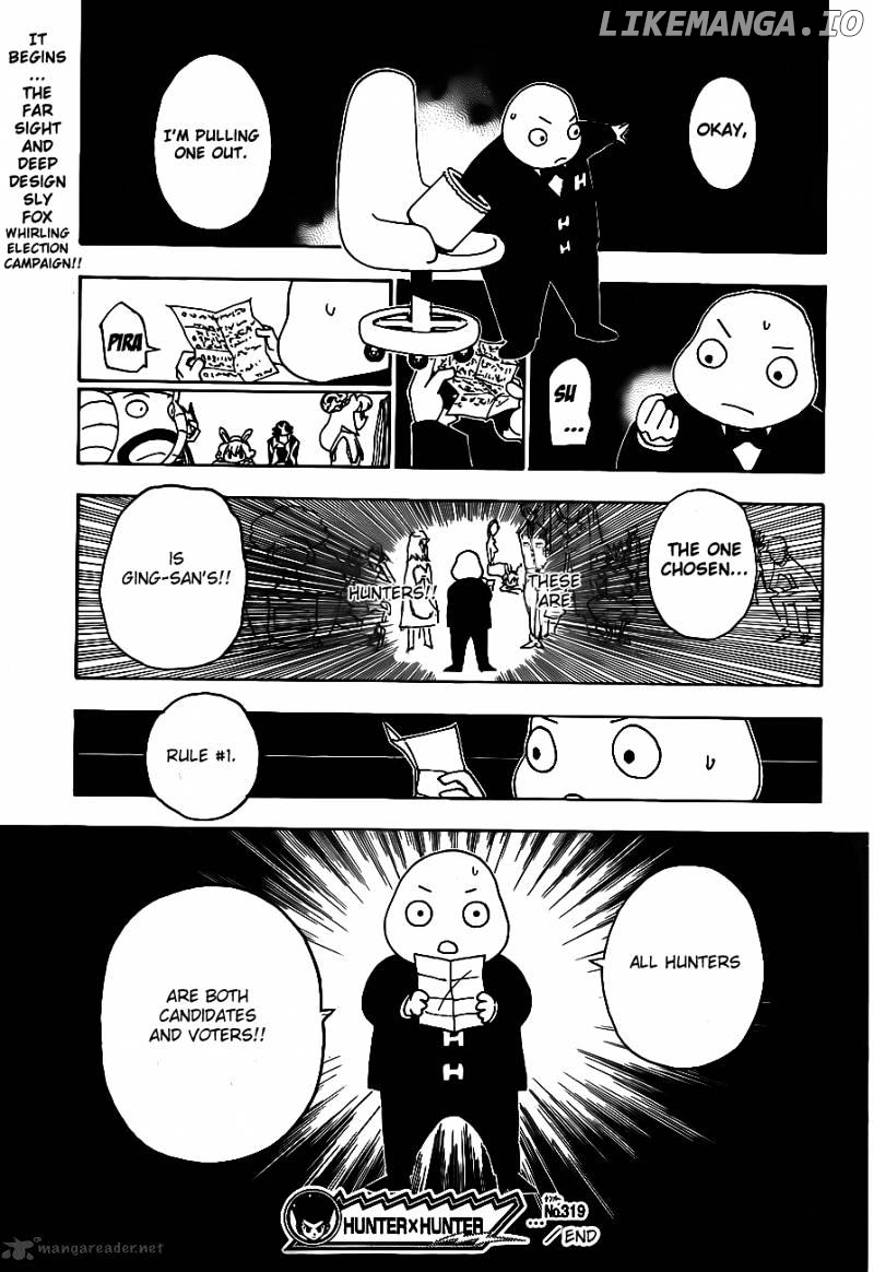 Hunter x Hunter, Chapter 319 image 17